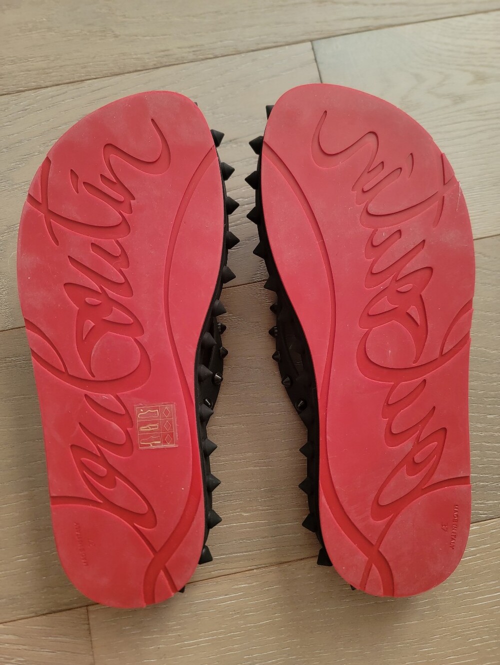 NEW Christian Louboutin Super Loubi Platform Flip Flop, Size 37, 6.5, 6 - Picture 4 of 6